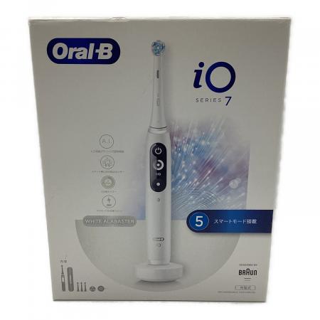 【早い者勝ち】　ブラウン オーラルB iO7　電動歯ブラシ　ホワイトアラバスター BRAUN (ブラウン) 電動歯ブラシ オーラルB IO7 ホワイトアラバスター
