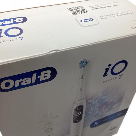 BRAUN (ブラウン) 電動歯ブラシ オーラルB IO7 ホワイトアラバスター