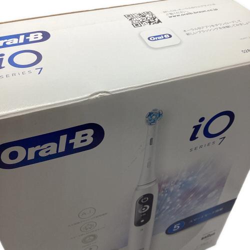 ☆新品未開封☆ブラウン オーラルB iO7 ホワイトアラバスター BRAUN