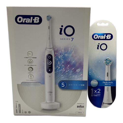 新品未開封　ブラウン オーラルB/ iO7　電動歯ブラシ　ホワイトアラバスター BRAUN (ブラウン) 電動歯ブラシ オーラルB IO7 ホワイトアラバスター