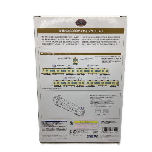 TOMYTEC (トミーテック) Nゲージ 1/150スケール 東武鉄道3000系(セイジクリーム) 4両セット 「鉄道コレクション」
