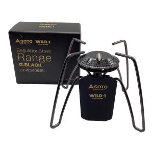 WILD-1 (ワイルドワン) シングルガスバーナー SOTO PSLPGマーク有 ST-W340GBK