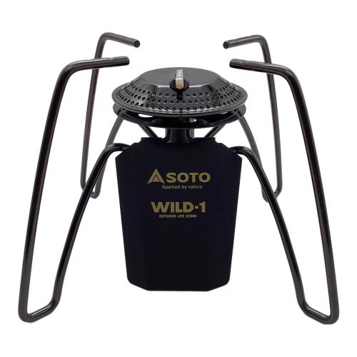 WILD-1 (ワイルドワン) シングルガスバーナー SOTO PSLPGマーク有 ST-W340GBK
