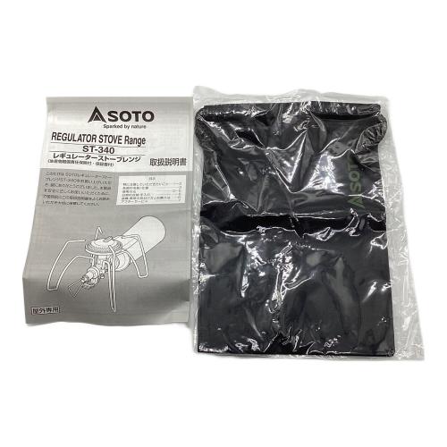 WILD-1 (ワイルドワン) シングルガスバーナー SOTO PSLPGマーク有 ST-W340GBK