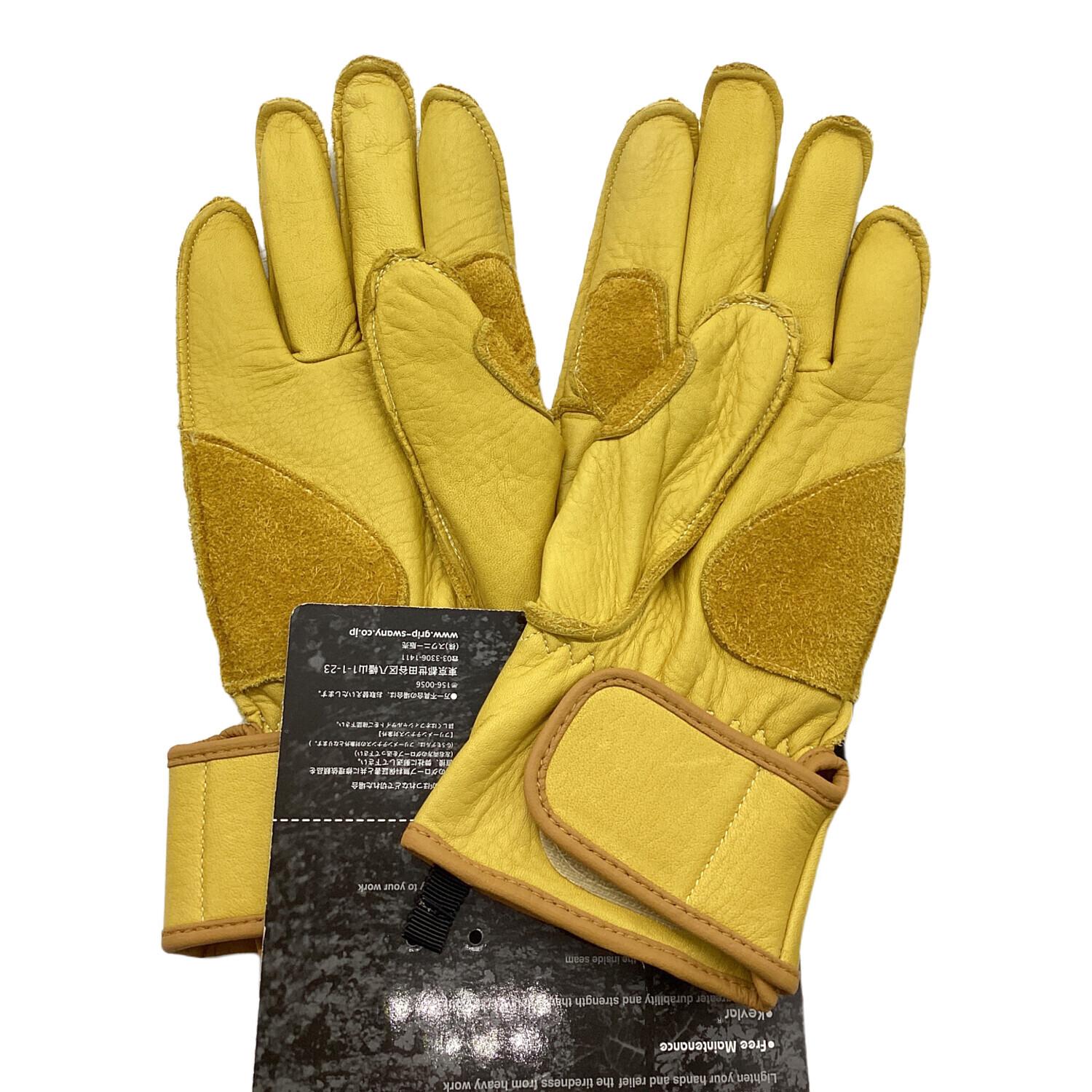 新品未使用 GRIPSWANY グリップスワニー グローブ 本革 日本製 GRIP SWANY グリップスワニー×Orange 別注 COWHIDE CAMP GLOVES