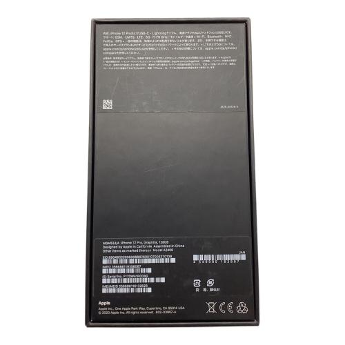 Apple (アップル) iPhone12 Pro MGM53J/A 356686116132628 サインアウト確認済