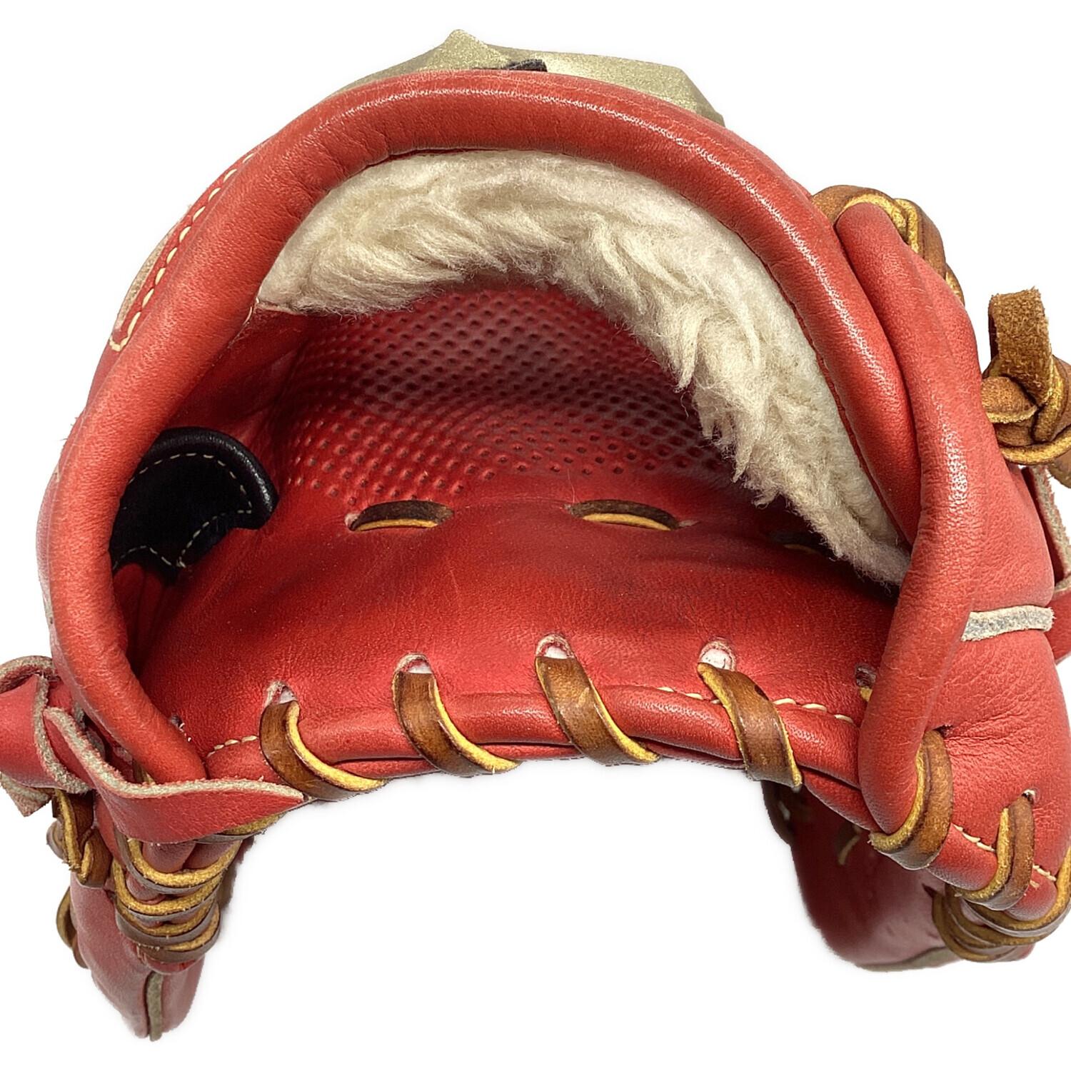 MIZUNO (ミズノ) Global Elite H Selection 02 グローブ レッド 左投げ