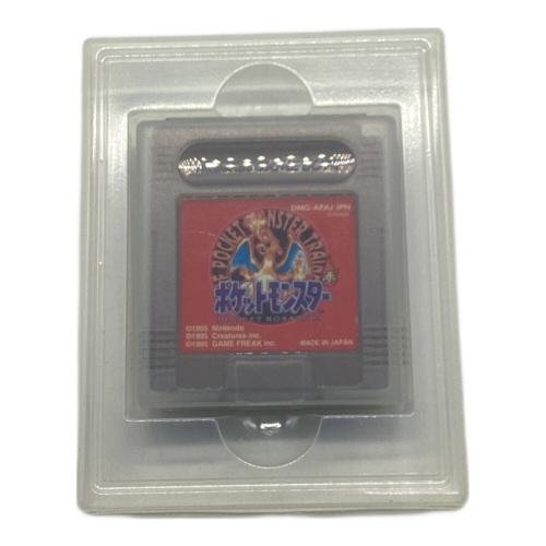 Nintendo (ニンテンドー) ポケットモンスター 赤 ゲームボーイ用ソフト