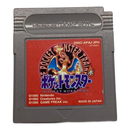 Nintendo (ニンテンドー) ポケットモンスター 赤 ゲームボーイ用ソフト