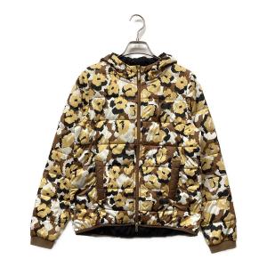 Callaway (キャロウェイ) ゴルフウェア(トップス) C22215203 フルジップ中綿ブルゾン レディース SIZE M ベージュ×ホワイト