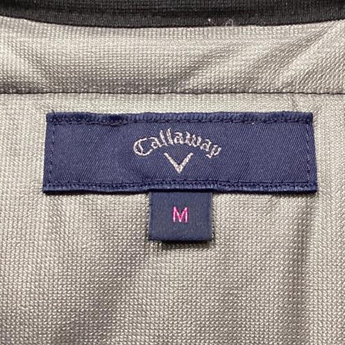 Callaway (キャロウェイ) ゴルフウェア(トップス) C22215203 フルジップ中綿ブルゾン レディース SIZE M ベージュ×ホワイト
