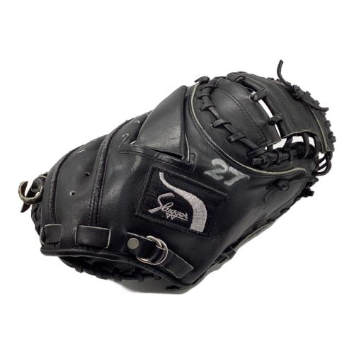 久保田スラッガー (クボタスラッガー) 軟式キャッチャーミット KSM722 27番号書き入れ有 ブラック