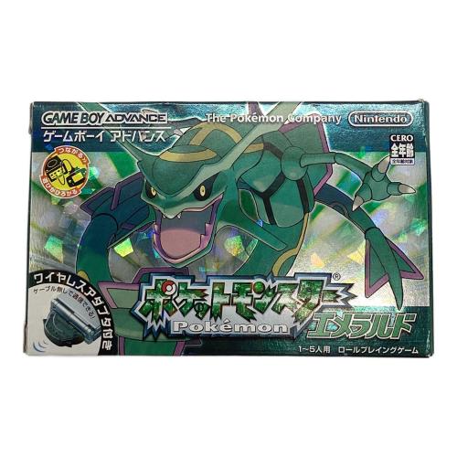ポケットモンスター エメラルド ゲームボーイアドバンス用ソフト ワイヤレスアダプタ付き CERO A (全年齢対象)