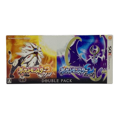 ポケットモンスター サン・ムーン ダブルパック 3DS用ソフト カビゴンGX カード付 CERO A (全年齢対象)