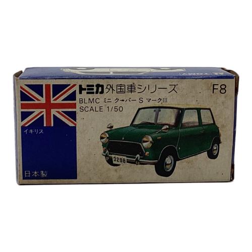 TOMY (トミー) 青箱 トミカ 35DUNLOP 外国車 ミニクーパーS マークⅢ