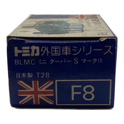 TOMY (トミー) 青箱 トミカ ブラック 外国車シリーズミニクーパーS マークⅢ