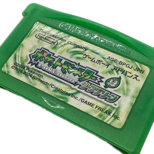 ポケットモンスター リーフグリーン ゲームボーイアドバンス用ソフト ワイヤレスアダプタ無し CERO A (全年齢対象)