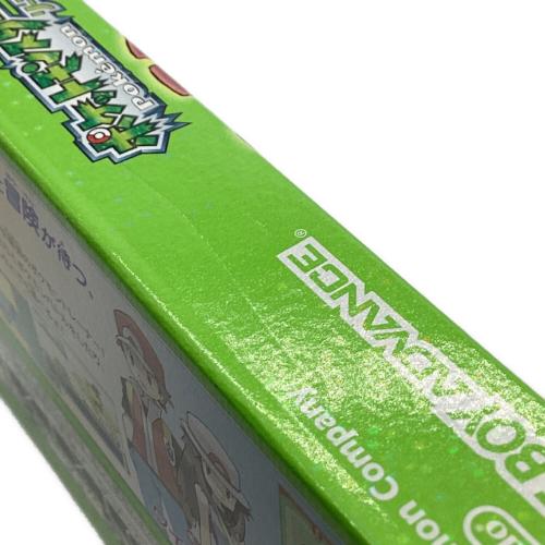 ポケットモンスター リーフグリーン ゲームボーイアドバンス用ソフト ワイヤレスアダプタ無し CERO A (全年齢対象)
