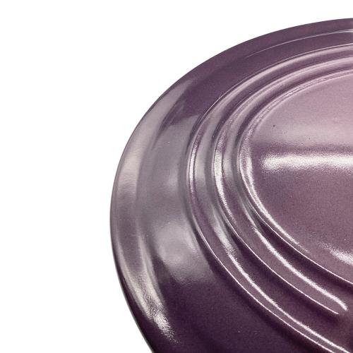 LE CREUSET (ルクルーゼ) 両手鍋 25㎝ パープル ココット・オーバル