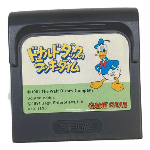 セガ ドナルドダックのラッキーダイム ゲームギア用ソフト -
