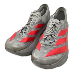 adidas (アディダス) ランニングシューズ JR7259 ADIZERO ADIOS PRO EVO 2 メンズ SIZE 28cm グレー×レッド