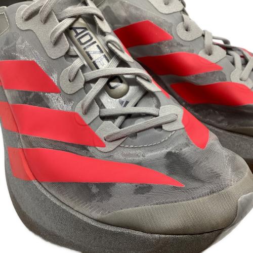 adidas (アディダス) ランニングシューズ JR7259 ADIZERO ADIOS PRO EVO 2 メンズ SIZE 28cm グレー×レッド