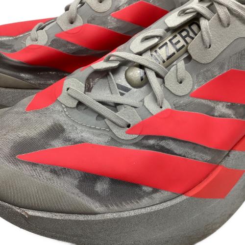 adidas (アディダス) ランニングシューズ JR7259 ADIZERO ADIOS PRO EVO 2 メンズ SIZE 28cm グレー×レッド