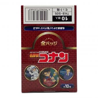 ■名探偵コナン (メイタンテイコナン) 金バッジ 10個入