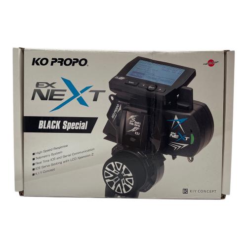 KO PROPO EX-NEXT（標準グリップ）ブラックSP MINI-Z EVO2 レシーバーユニット付きセット