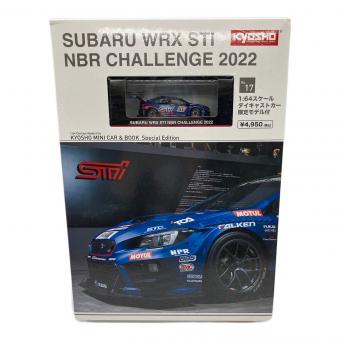 京商 (キョウショウ) MINI CAR&BOOK SUBARU WRX STI NBR CHALLENGE 2022 ミニカー