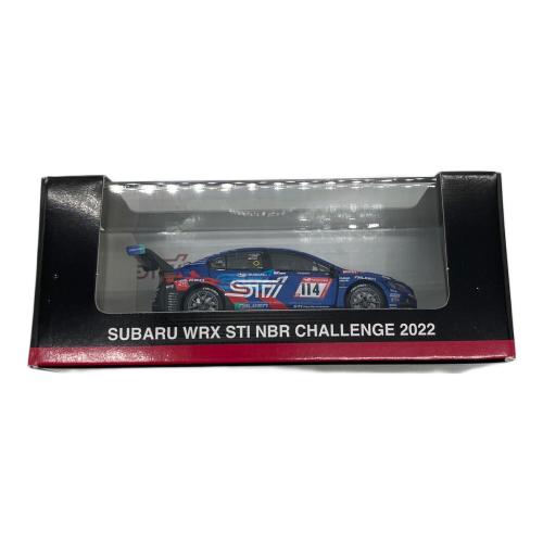 京商 (キョウショウ) MINI CAR&BOOK SUBARU WRX STI NBR CHALLENGE 2022 ミニカー