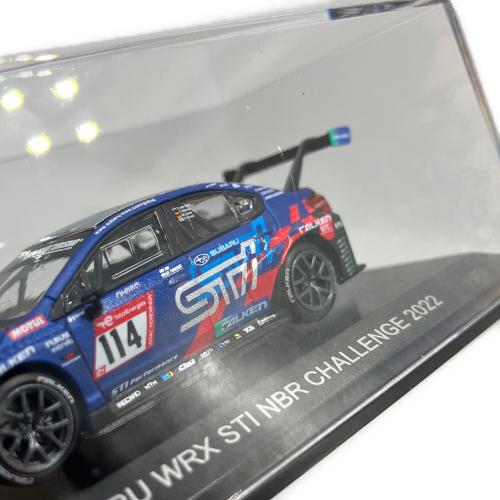 京商 (キョウショウ) MINI CAR&BOOK SUBARU WRX STI NBR CHALLENGE 2022 ミニカー