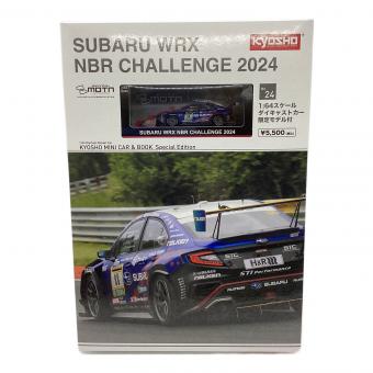 京商 (キョウショウ) MINI CAR&BOOK SUBARU WRX NBR CHALLENGE 2024 ミニカー