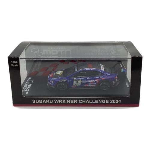 京商 (キョウショウ) MINI CAR&BOOK SUBARU WRX NBR CHALLENGE 2024 ミニカー
