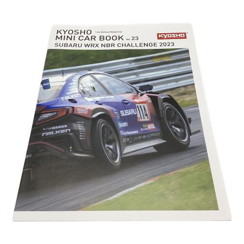 京商 (キョウショウ) MINI CAR&BOOK SUBARU WRX NBR CHALLENGE 2023 ミニカー