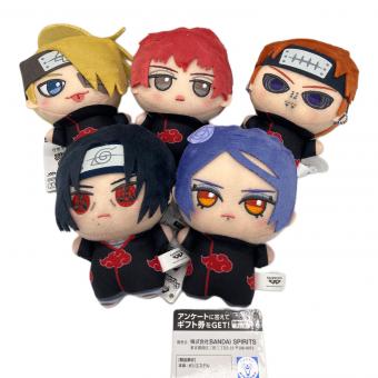NARUTO (ナルト) NARUTO-ナルト- 疾風伝 ちびぐるみvol.2 キャラクターグッズ ５体セット