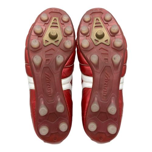 MIZUNO (ミズノ) サッカースパイク P1GA250160 MORELIAⅡ JAPAN 40周年限定カラー メンズ SIZE 26cm ルビーレッド×ホワイト