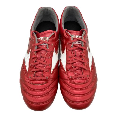 MIZUNO (ミズノ) サッカースパイク P1GA250160 MORELIAⅡ JAPAN 40周年限定カラー メンズ SIZE 26cm ルビーレッド×ホワイト