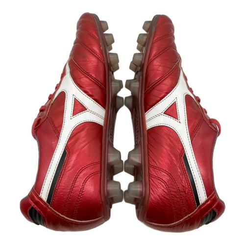 MIZUNO (ミズノ) サッカースパイク P1GA250160 MORELIAⅡ JAPAN 40周年限定カラー メンズ SIZE 26cm ルビーレッド×ホワイト