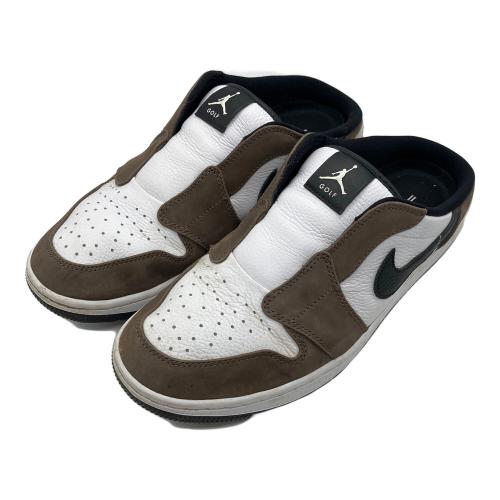 NIKE AIR JORDAN MULE ゴルフシューズ FJ1214-200 メンズ SIZE 27.5cm ホワイト×ブラウン
