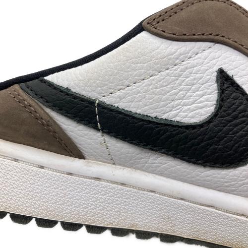 NIKE AIR JORDAN MULE ゴルフシューズ FJ1214-200 メンズ SIZE 27.5cm ホワイト×ブラウン