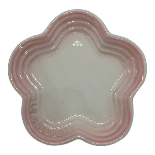 LE CREUSET (ルクルーゼ) 耐熱テーブルウェア 910459-00 ミニフラワープレート＆フラワーチョップスティック