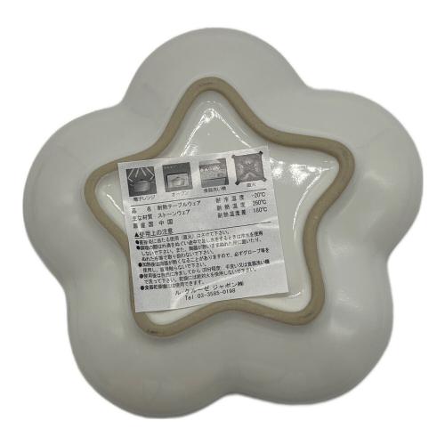LE CREUSET (ルクルーゼ) 耐熱テーブルウェア 910459-00 ミニフラワープレート＆フラワーチョップスティック