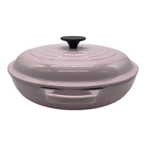 LE CREUSET (ルクルーゼ) 両手鍋 26cm ピンク｜トレファクONLINE