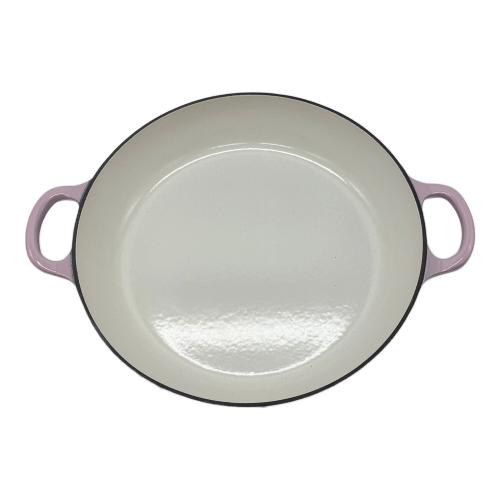 LE CREUSET (ルクルーゼ) 両手鍋 26cm ピンク
