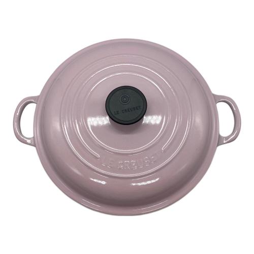 LE CREUSET (ルクルーゼ) 両手鍋 26cm ピンク｜トレファクONLINE