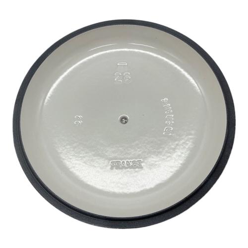 LE CREUSET (ルクルーゼ) 両手鍋 26cm ピンク