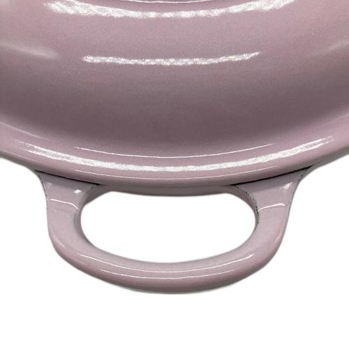 LE CREUSET (ルクルーゼ) 両手鍋 26cm ピンク
