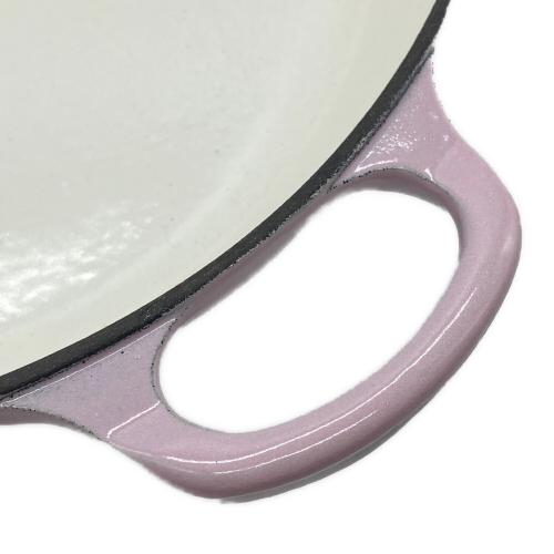 LE CREUSET (ルクルーゼ) 両手鍋 26cm ピンク｜トレファクONLINE