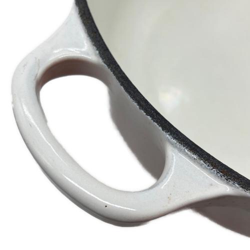LE CREUSET (ルクルーゼ) 両手鍋 20cm ピンク ココット・ロンド